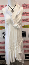 Load image into Gallery viewer, White Cotton Halter Dress (Size XL)