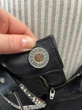 Charger l'image dans la galerie, Harley Davidson Leather Pants & Bling Belt (Size 2)