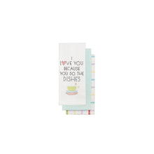 Load image into Gallery viewer, "I Love You..." Kitchen Towel Set (Only 1 Left!)