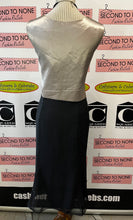 Cargar imagen en el visor de la galería, Black & Bronze Ribbon Cocktail Dress (Size L/XL)