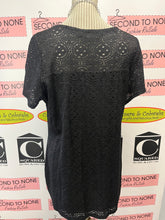 Charger l'image dans la galerie, Nina Leonard Black Lace T-Shirt (Size XL)