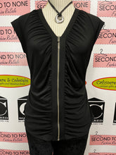Charger l'image dans la galerie, Nine West Ruched Zipper Top (Size M)