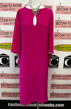 Load image into Gallery viewer, Joseph Ribkoff Chiffon Sleeve Shift Dress (Size 16)