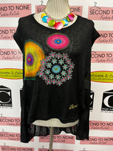 Load image into Gallery viewer, Desigual Sheer Back Top (Size M/L)