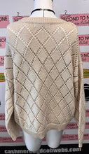 Load image into Gallery viewer, Primark Sparkly Diamond-Point Sweater (Size L)