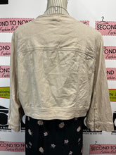 Load image into Gallery viewer, Torrid Cropped Linen Blend Jacket (Size 2X/Torrid 2)