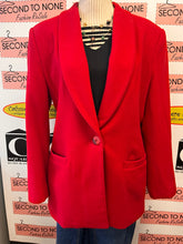 Load image into Gallery viewer, Vintage Braemar Cherry Red Wool Blazer (Size 14)
