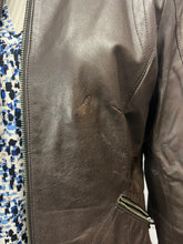Cargar imagen en el visor de la galería, Danier Brown Leather Jacket (Size M)