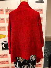 Load image into Gallery viewer, Desigual Red Waterfall Cardigan (Size L)
