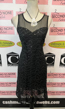 Load image into Gallery viewer, All-Over Lace & Sequin Little-Black-Dress (Only 1 Left!)