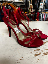 Cargar imagen en el visor de la galería, Fioni Night Studded T-Strap Heels (Size 7)