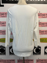 Cargar imagen en el visor de la galería, White 3/4 Top (Size XL)