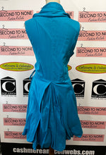 Load image into Gallery viewer, Teal 100% Cotton Wrap Dress (Size XXL)