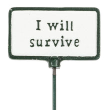 Charger l'image dans la galerie, Cast Iron Plant Spike Signs (4 Different Sayings Left!)