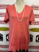 Load image into Gallery viewer, Torrid Coral Knit Tee (Size 2=2XL)