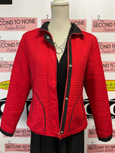 Load image into Gallery viewer, Cleo Red Quilted Jacket (Size S)
