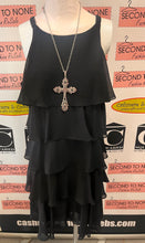 Cargar imagen en el visor de la galería, S.L Fashions Tiered Chiffon Dress (Size 14)