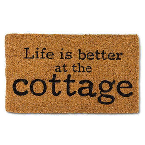 "Life is Better at the Cottage" Doormat