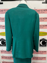 Load image into Gallery viewer, Vintage Jackie K Teal Dress & Jacket Set (Size M)
