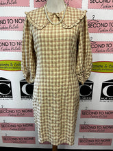 Cargar imagen en el visor de la galería, Gingham Collared Dress (Size S)