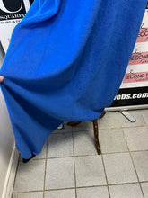 Load image into Gallery viewer, Royal Blue Footed Zip Up House Coat (One Size)
