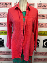 Cargar imagen en el visor de la galería, Coral Crinkled Shirt (Size M)