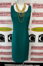 Load image into Gallery viewer, Vintage Jackie K Teal Dress & Jacket Set (Size M)