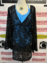 Charger l'image dans la galerie, Ocean Blue Ruffled One Piece Swimsuit (Size 16)