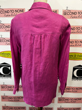 Charger l'image dans la galerie, Pink 100% Linen Overshirt (Size M)