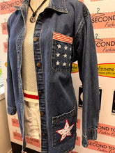 Charger l'image dans la galerie, Americana Folk-Art Denim Jacket (Size M)
