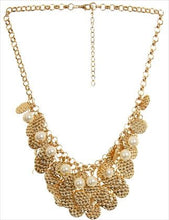 Load image into Gallery viewer, Metal & Pearl Chunky Necklace (2 Colours)