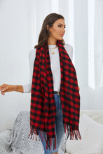 Load image into Gallery viewer, Buffalo Plaid Blanket Scarf (Restocked!)