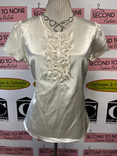 Load image into Gallery viewer, Cleo Satin Ruffle Tee (Size S)