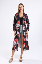 Charger l'image dans la galerie, Satin Belted Kimono (One Size)