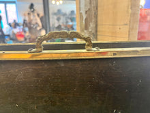 Load image into Gallery viewer, Antique Brass Magazine Rack