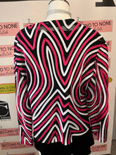 Load image into Gallery viewer, Ribbon-Detail with Sheer Zip-Front Jacket (Size Medium)