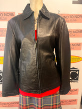 Load image into Gallery viewer, Nuage Black Leather Jacket (Size M)