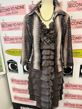 Load image into Gallery viewer, Red Coral Sparkly Sheer Jacket (Size M)