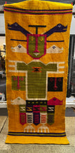 Load image into Gallery viewer, Vintage Hand Woven Mustard Tapestry