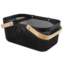 Load image into Gallery viewer, Black Mesh Storage Baskets (2 Sizes)