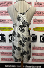 Load image into Gallery viewer, Tahari Monstera Leaf Romper (Size M)