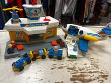 Load image into Gallery viewer, Vintage Fisher Price 1980's Airport Set