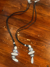 Charger l'image dans la galerie, Long Silver & Gem-Stone Necklace