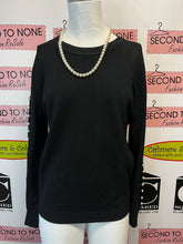 Cargar imagen en el visor de la galería, Carmen Marc Valvo Pearl Sleeve Sweater (Size M)