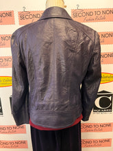 Charger l'image dans la galerie, Dark Purple Faux Leather Jacket (Size 10P)