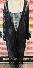 Load image into Gallery viewer, Black Sheer Cover-Up (One Size)