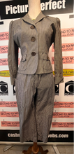 Load image into Gallery viewer, Portofino Pinstripe Blazer and Capris Set (Size 4/6)