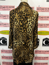 Charger l'image dans la galerie, Leopard-Print Tunic Blouse