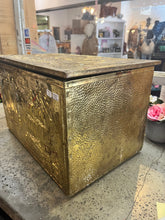 Load image into Gallery viewer, Antique Large Brass Coal/Wood Box