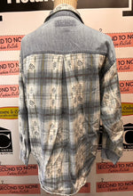 Load image into Gallery viewer, Vintage Denim + Plaid Shirt (Size S)